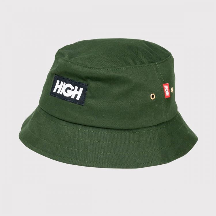 Bucket High Logo Hat Green