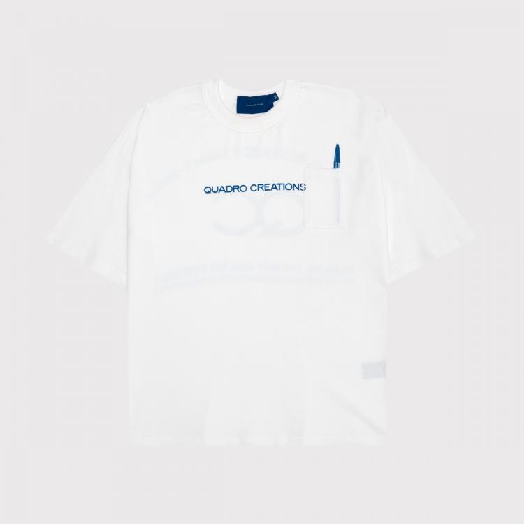 Camiseta Quadro Creations ''QC Staff'' ''Off-White''