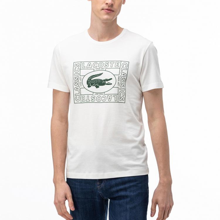 Camiseta Lacoste Crocodilo Branco