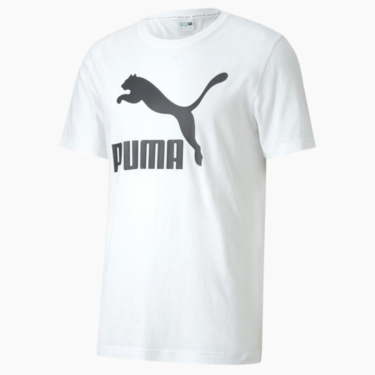 Camiseta Puma Classics Logo Masculino Branco