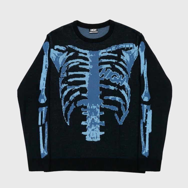 Blusa High Sweater X-Ray Black