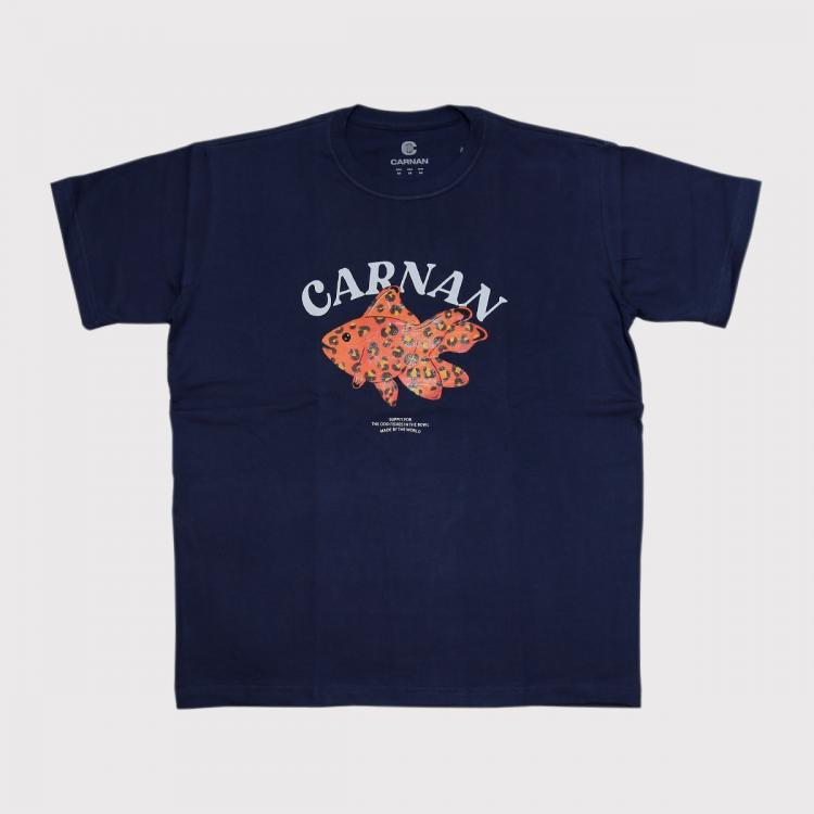Camiseta Carnan Odd Fish Navy