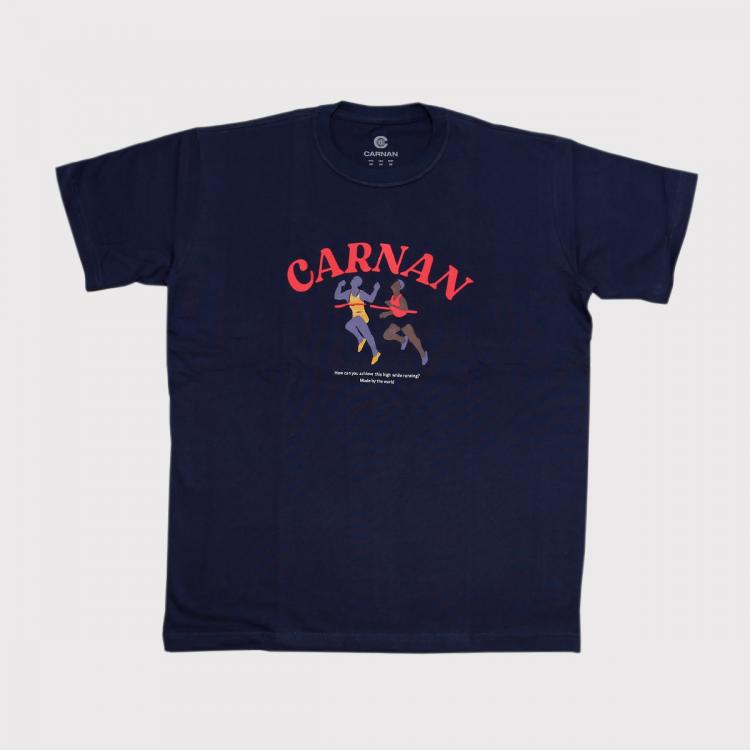 Camiseta Carnan Run Navy
