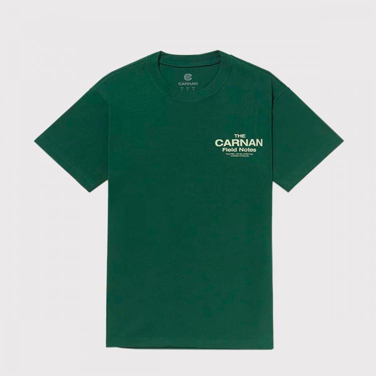 Camiseta Carnan Heavy Field Notes Green