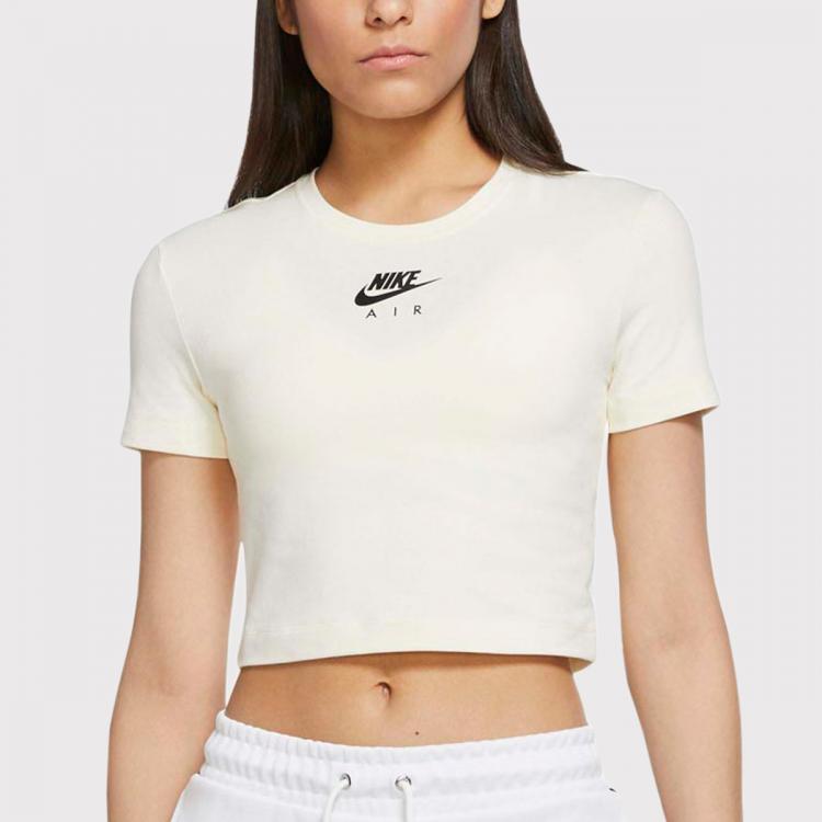 Camiseta Nike Air Top Cropped Feminina White