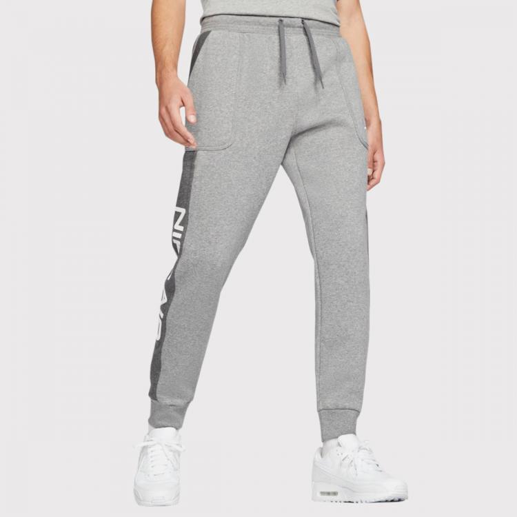 Calça Nike Air Masculina Fleece Joggers Grey