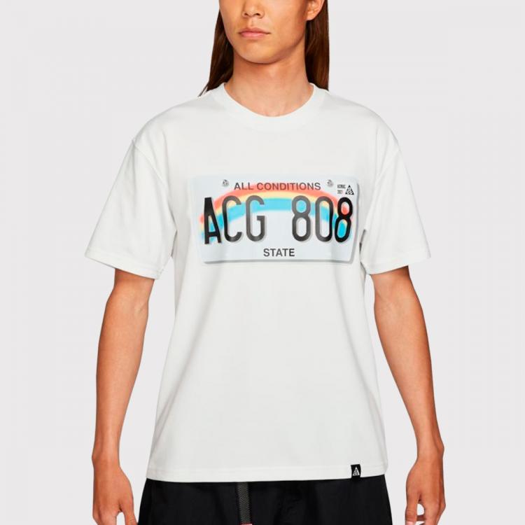 Camiseta Nike ACG License Plat White