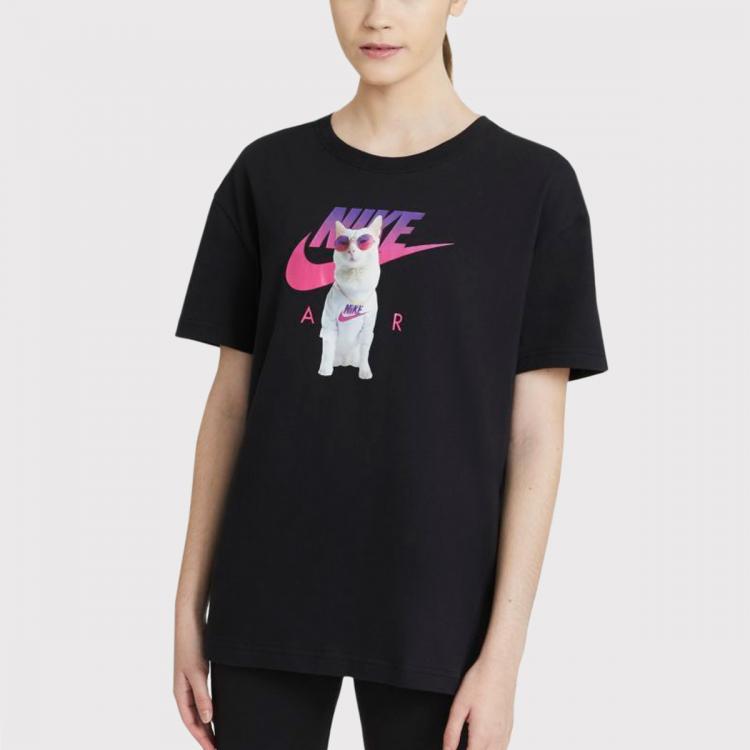 Camiseta Nike Sportswear Feminino Kitten Black