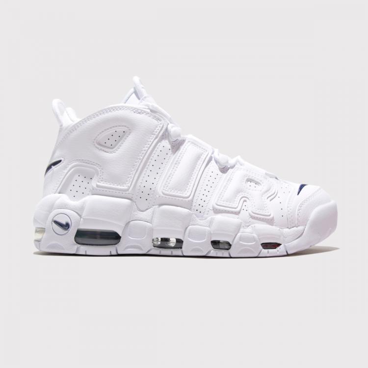 Tênis Nike Air More Uptempo '96 White And Midnigt Navy