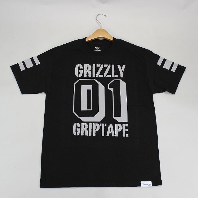 Camiseta Diamond x Grizzly Preta 
