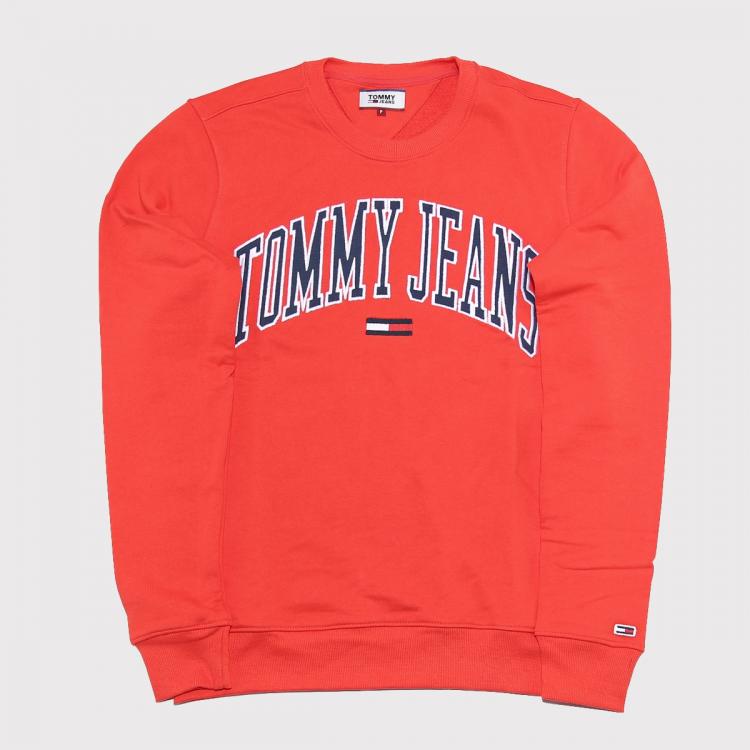 Blusa Tommy Jeans College Vermelho