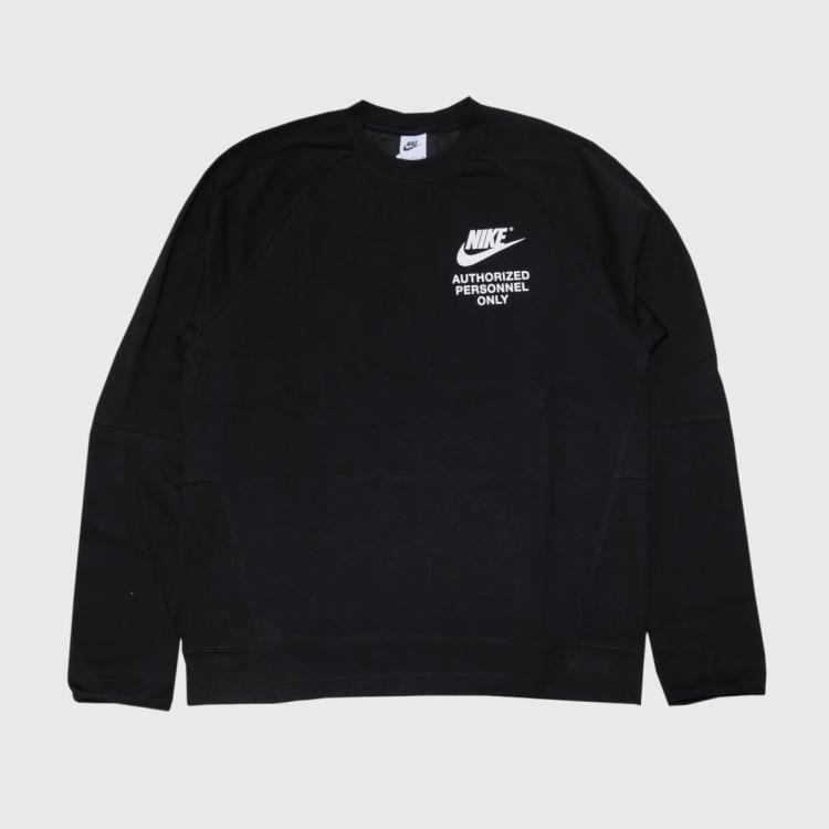 Blusa Nike Sportswear ''Authorized Personnel Only'' Black