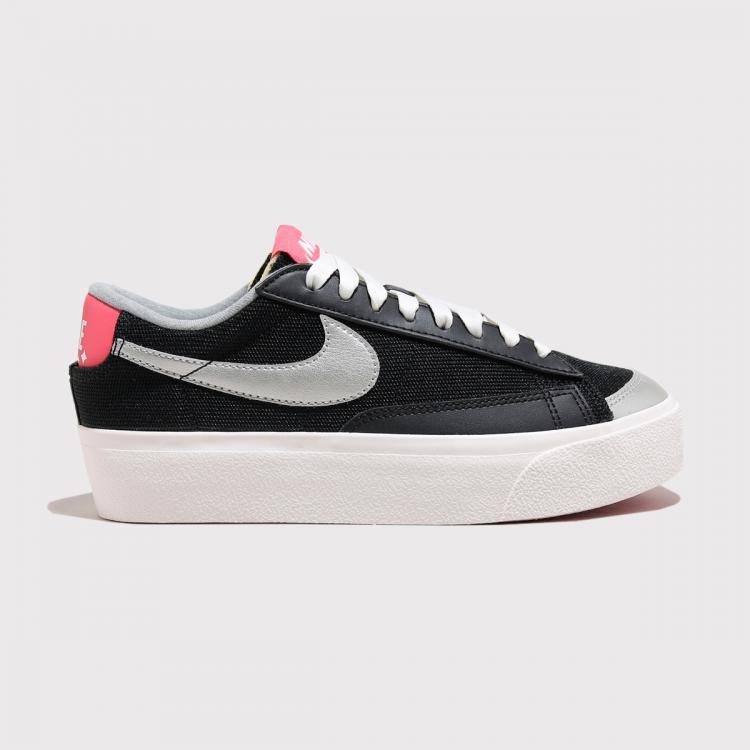 Tênis Nike Blazer Low Platform Black Pink