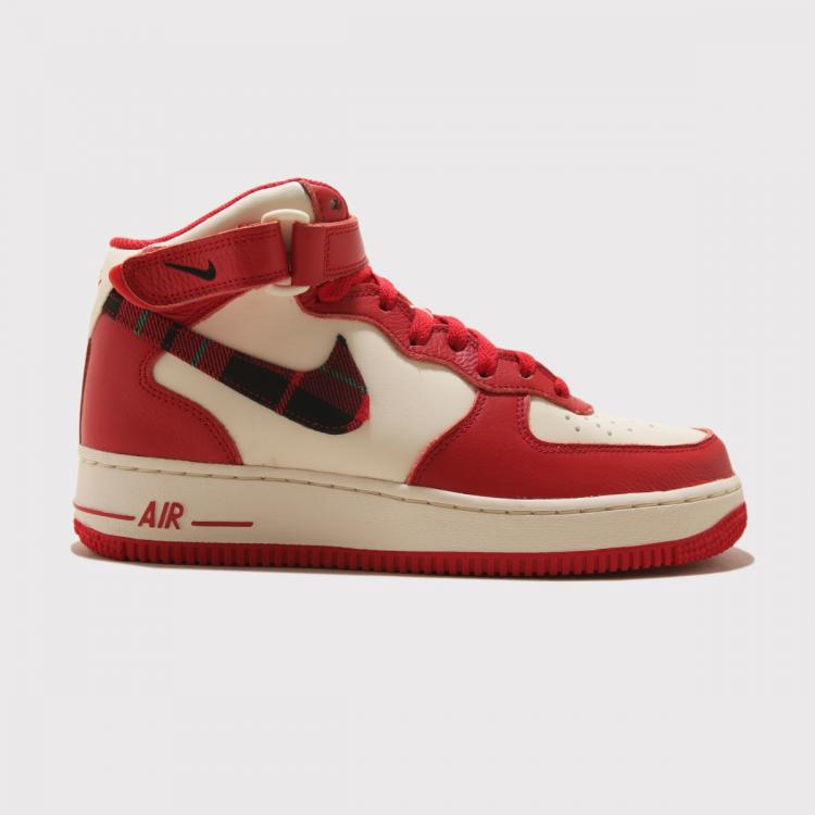 Tênis Nike Air Force 1 Mid '07 '''University Red And Pale Ivory''