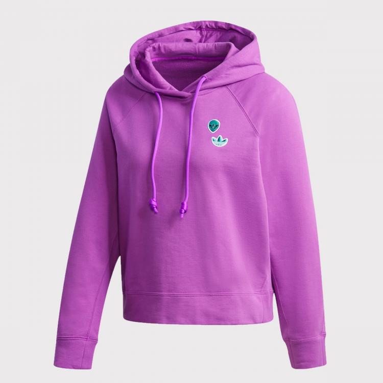 Blusa Adidas Capuz Feminino Shock Purple