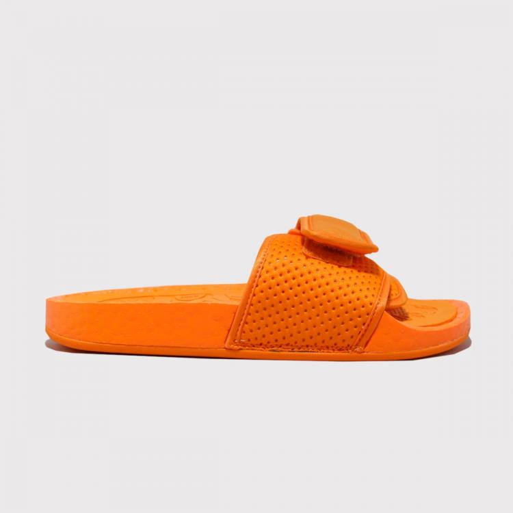 Chinelo Adidas Boost Pharrell Williams Bright Orange