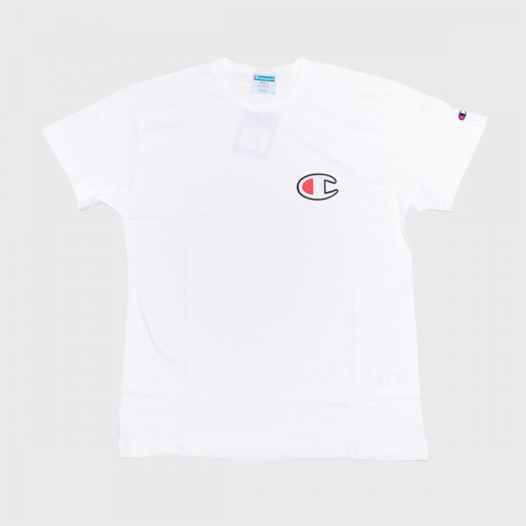 Camiseta Champion Felt C Logo White