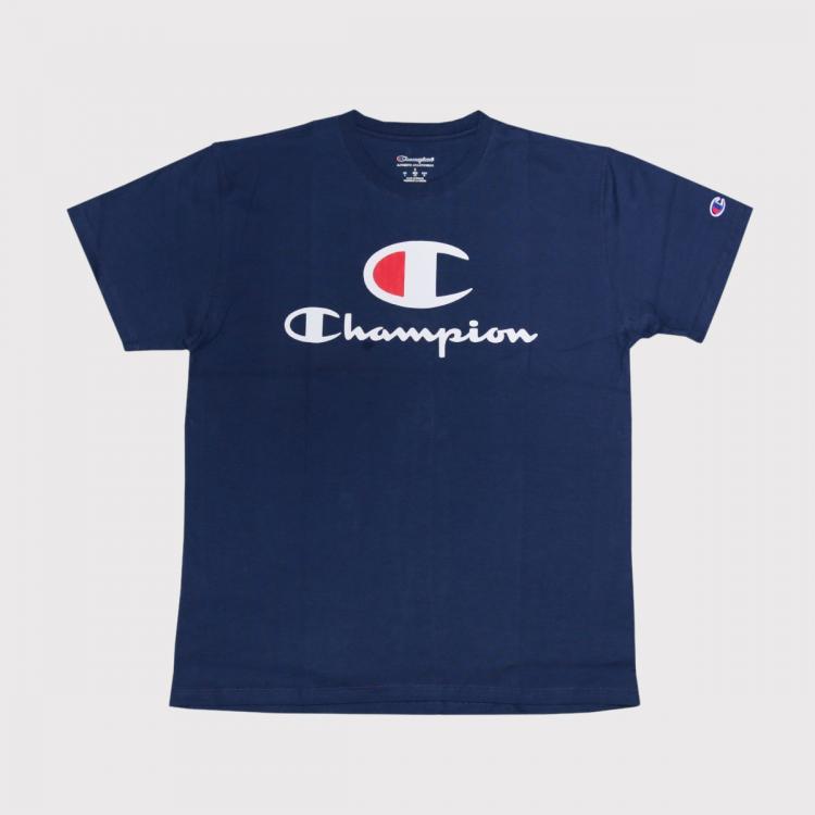 Camiseta Champion Big Logo Silk Navy