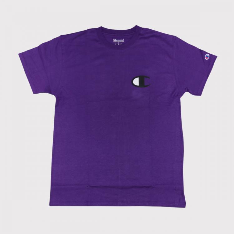 Camiseta Champion C Logo Silk Purple