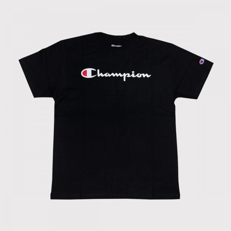 Camiseta Champion Logo Script Ink Black