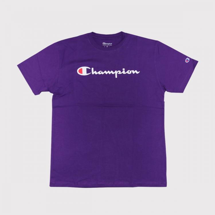 Camiseta Champion Logo Script Ink Purple