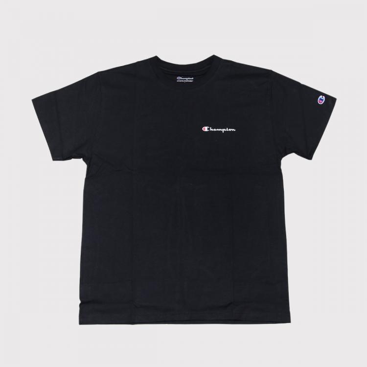 Camiseta Champion Mini Logo Script Black