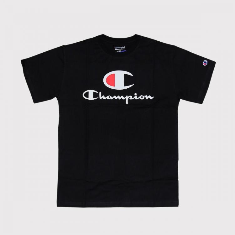 Camiseta Champion C Logo Script Black