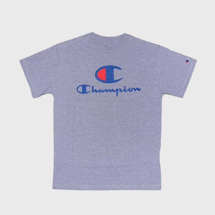 Camiseta Champion C Logo Script Mescla