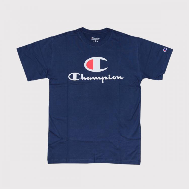 Camiseta Champion C Logo Script Azul