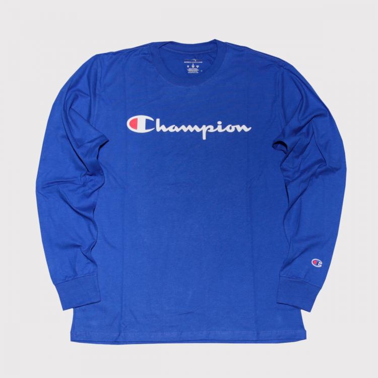 Camiseta Champion Longsleeve Silk Logo Surf the Web