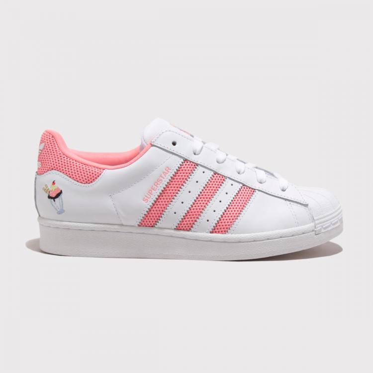 Tênis Adidas Superstar Candy White Pink