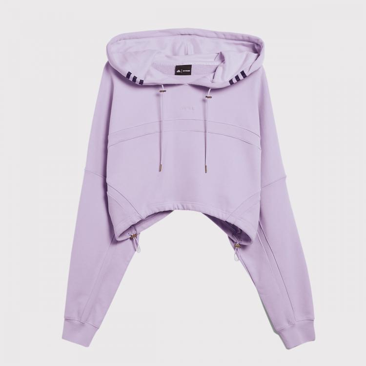 Blusa Adidas x Ivy Park Hooded Shrug Purple Glow