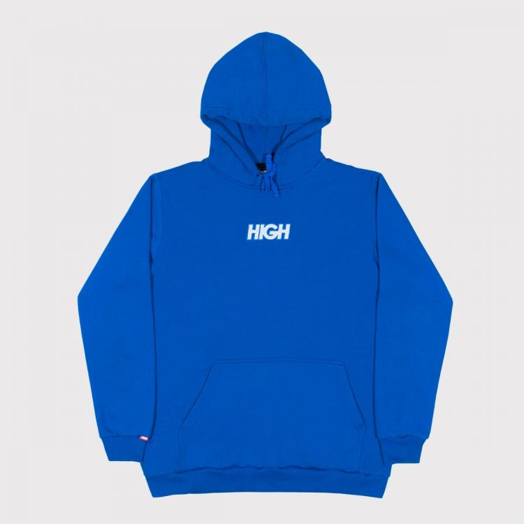 Blusa High Reflective Hoodie Logo Blue