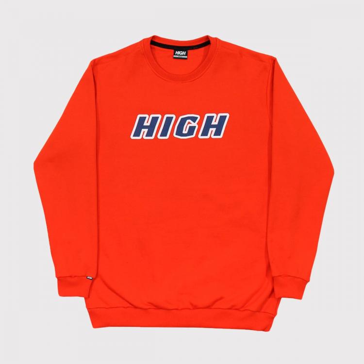 Blusa High Crewneck Bold Orange