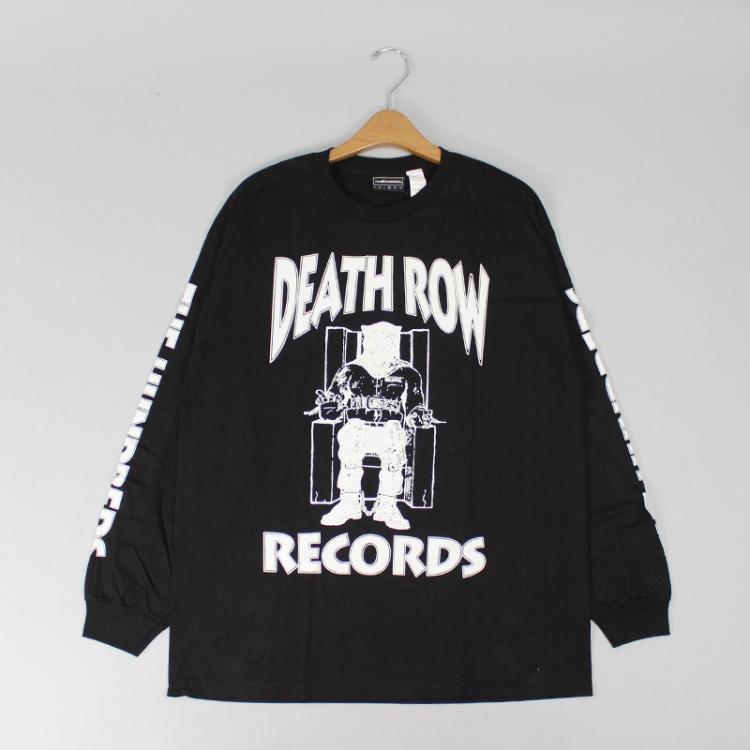 Camiseta Manga Longa The Hundreds x Death Row Records Preta