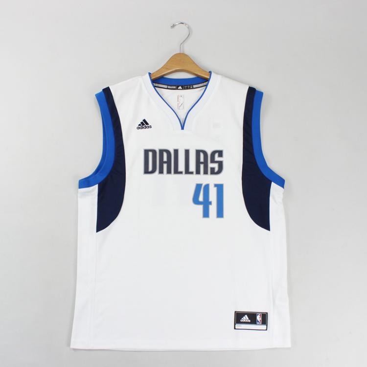 Regata Adidas NBA Dallas Mavericks Branca