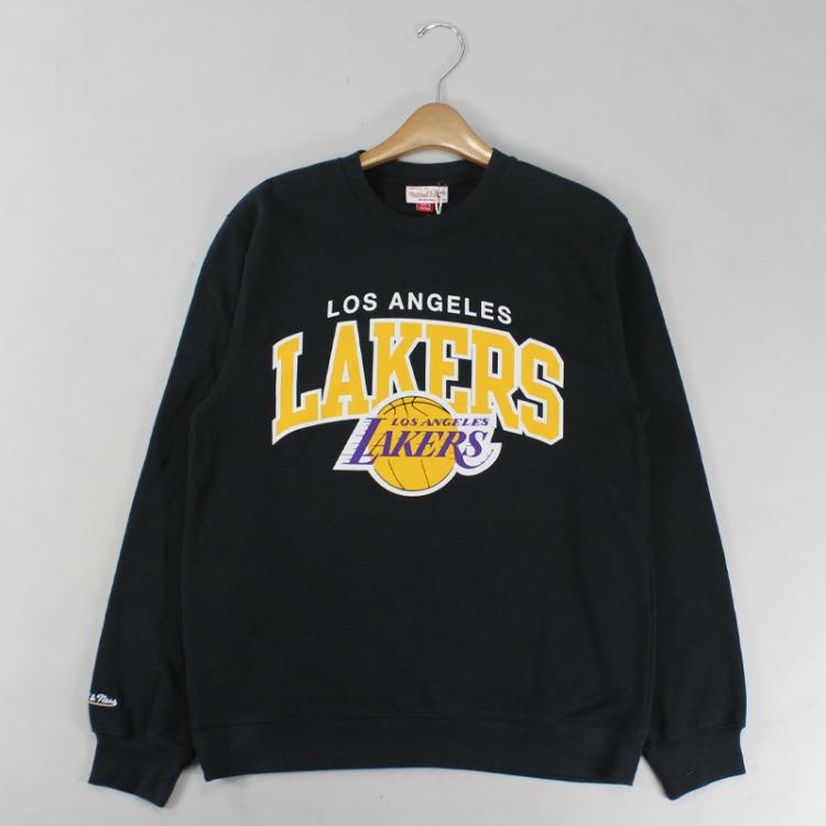 Moletom Mitchell & Ness NBA Los Angeles Lakers Preto