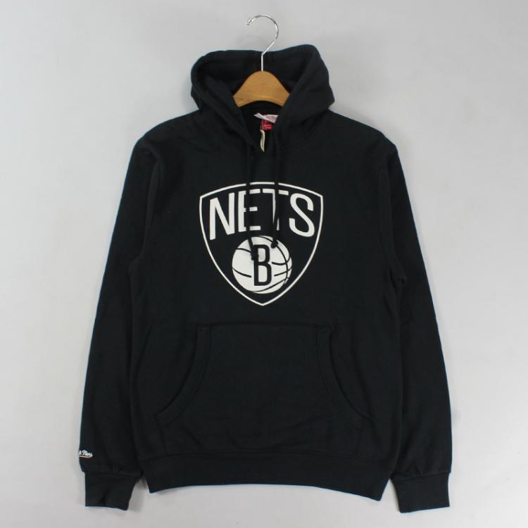 Moletom Mitchell & Ness NBA Brooklyn Nets Preto