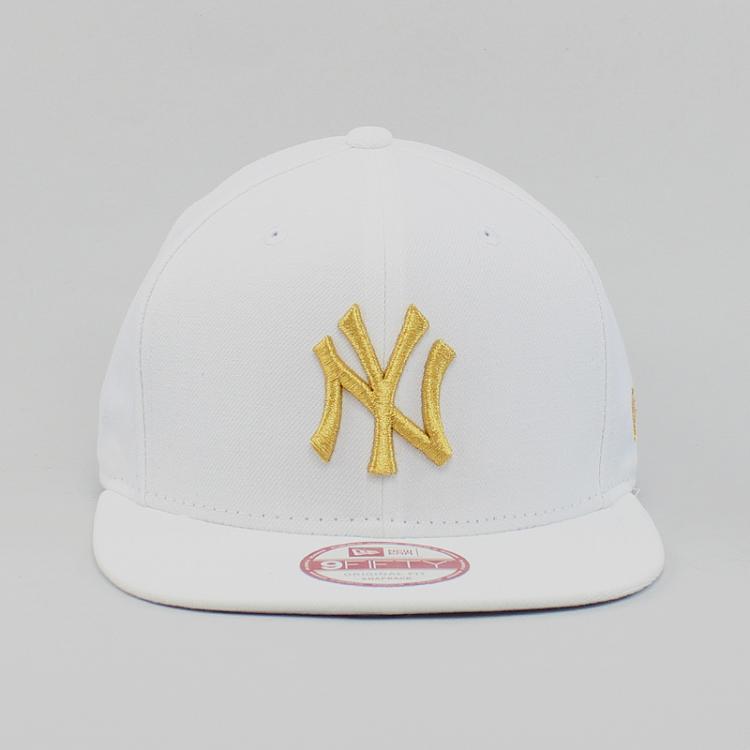 Boné New Era Snapback MLB New York Yankees Branco