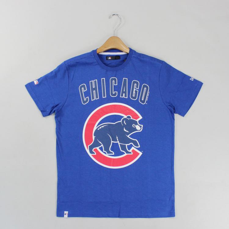 Camiseta New Era MLB Basic Chicago Cubs Azul