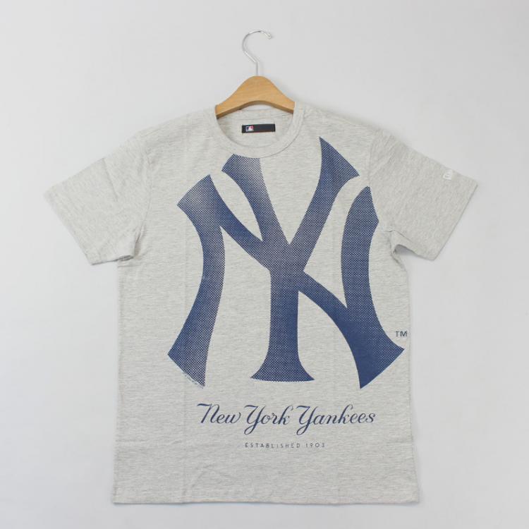 Camiseta New Era MLB New York Yankees Cinza