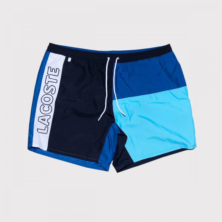 Shorts Lacoste Beachwear Masculino Azul
