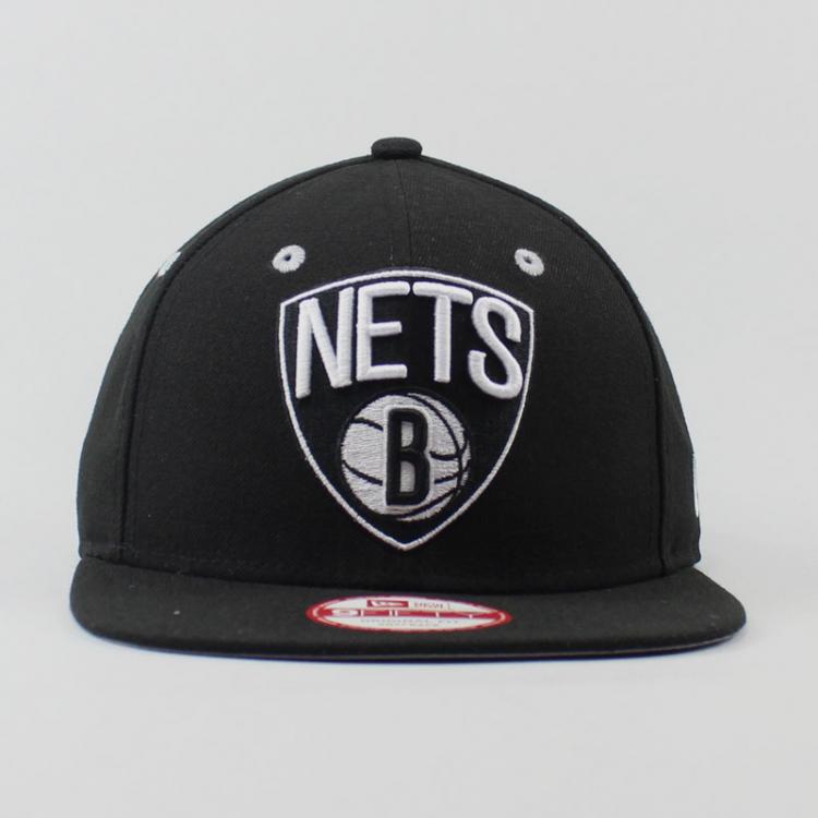 Boné New Era Snapback NBA Broklyn Nets Preto