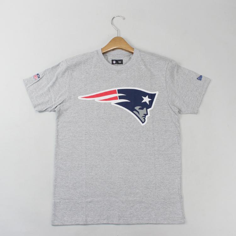 Camiseta New Era NFL New England Patriots Cinza