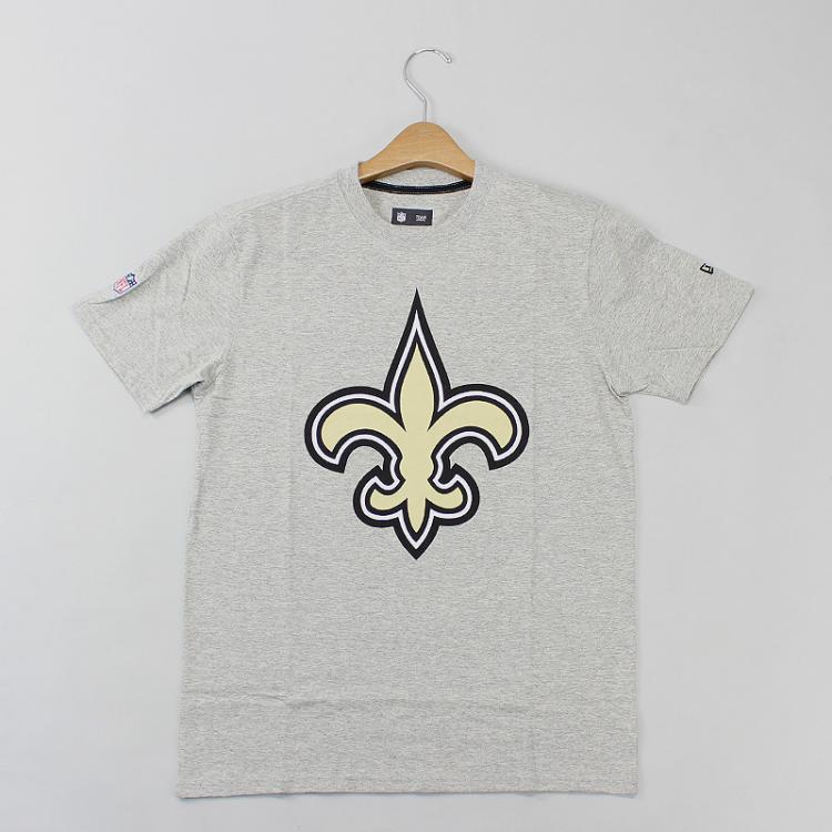 Camiseta New Era NFL New Orleans Saints Cinza
