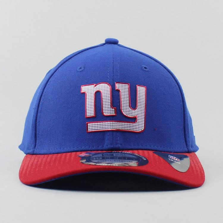 Boné New Era Aba Curva Fechado NFL New York Giants Azul