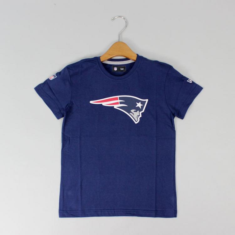 Camiseta New Era Infantil NFL New England Patriots Azul