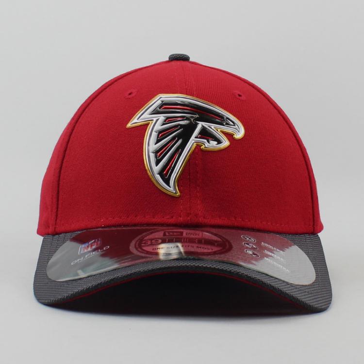 Boné New Era Aba Curva Fechado NFL Atlanta Falcons Vermelho