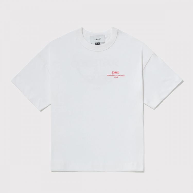 Camiseta Pace Sustenito & Bemol Oversized Tee Off-White