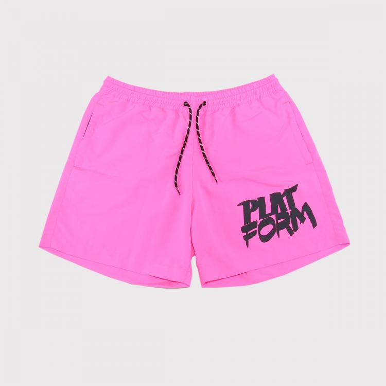 Shorts Platform Logo Pink